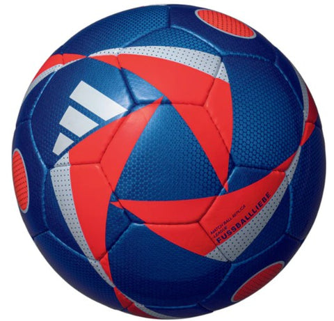 EURO2024 フースバルリーベ リーグ リーグ5号球 青色×赤色