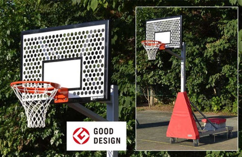 バスケットゴール移動式 アルミパンチング(ジュニア用)