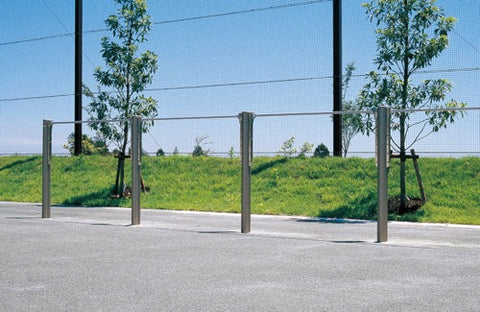 低鉄棒 3連アルミ(高さ調節式)