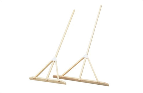 グラウンドレーキ 桧製片面仕様 W900mm