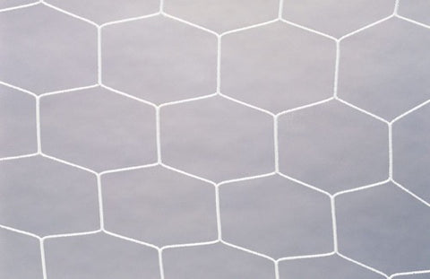 サッカーゴールネット 六角(白)一般用