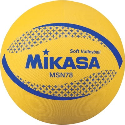 ソフトバレー円周78㎝ 約210g 黄