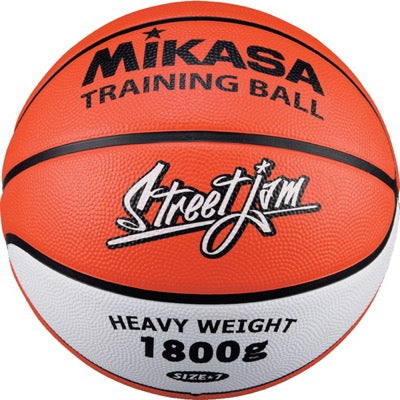 バスケット トレーニング1.8kg ゴム オレンシ/白