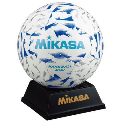 マスコットボール ハンド 白青