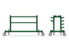 移動・保管台車（ラグビーゴール起倒式 H17m/13m用）          