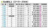 オール合成スポンジマットＳ　９号　９０ｘ１８０ｘ５