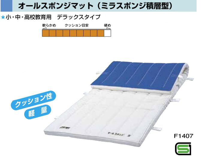 オールスポンジマット（ミラスポンジ積層型）Ｓ　６号１２０ｘ２４０ｘ６