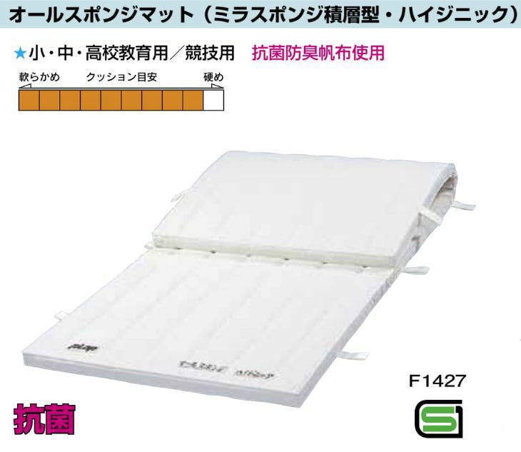オールスポンジマット（ミラスポンジ積層型・ハイジニック）６号１２０ｘ６００ｘ６