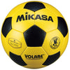 ｻｯｶｰ5号手縫い 検定球 試合球 黄黒