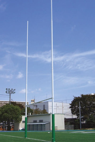ラグビーゴールポスト（抜差式）鉄製 地上高7m 支柱Φ76.3～48.6
