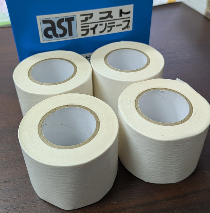 バドミントン向けアストラインテープS40(40mm幅×18m×4巻入）