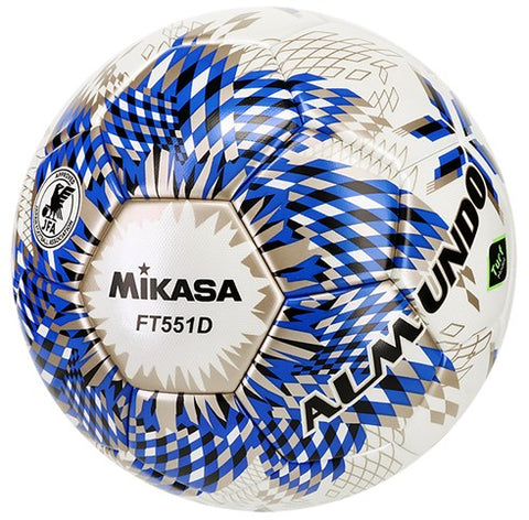 サッカーボールALMUNDO 国際公認球/検定球5号 貼り 芝用