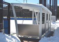アルミ製ダッグアウト（3連棟）積雪200cm対応仕様          