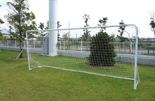 アルミ製ミニサッカーゴール　折りたたみ式2×5          