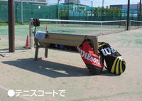アルミ製スポーツベンチ 背付き          