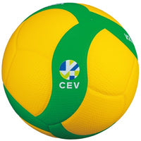 ﾊﾞﾚｰ5号 欧州連盟試合球 黄/緑