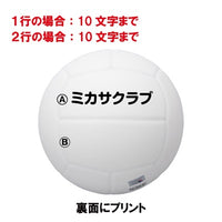 ﾊﾞﾚｰ4号 ﾏﾏさん練習球 天然皮革 白