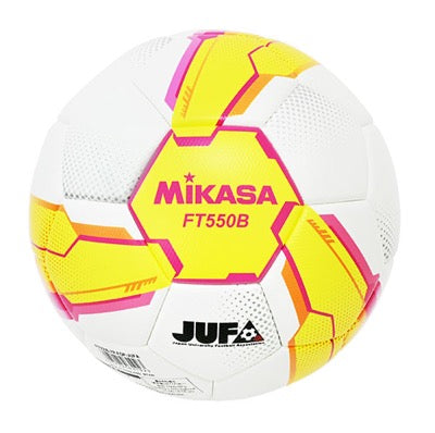 ｻｯｶｰ5号 検定球 JUFA 貼り 黄ﾋﾟﾝｸ ALMUNDO FIFAロゴ