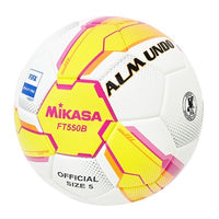 ｻｯｶｰ5号 ALMUNDO 検定球 貼り 黄ﾋﾟﾝｸ FIFAロゴ