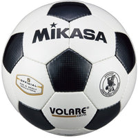 ｻｯｶｰ5号手縫い 検定球 試合球 白/黒