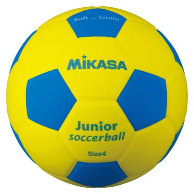 ｽﾏｲﾙｻｯｶｰ4号 EVA 約180g 黄/青