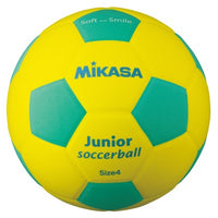 ｽﾏｲﾙｻｯｶｰ4号 EVA 約180g 黄/緑