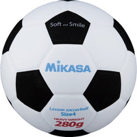 ｽﾏｲﾙｻｯｶｰ4号 約280g 白/黒