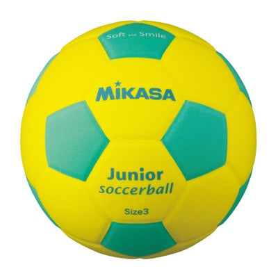 ｽﾏｲﾙｻｯｶｰ3号 EVA 約150g 黄/緑