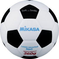 ｽﾏｲﾙｻｯｶｰ3号約260g 白/黒