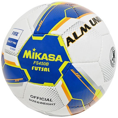ﾌｯﾄｻﾙ4号手縫い ALMUNDO 検定球 青黄