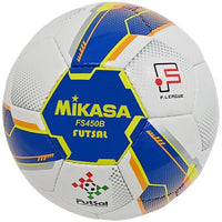ﾌｯﾄｻﾙ4号手縫い ALMUNDO 検定球 青黄