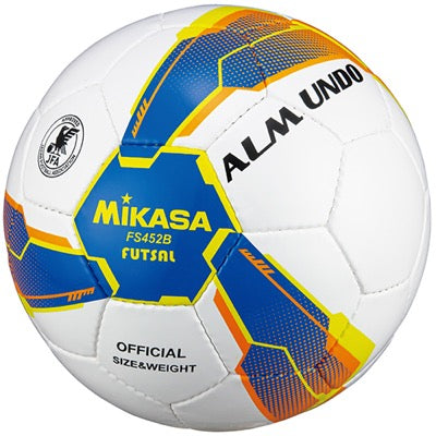 ﾌｯﾄｻﾙ4号手縫い 検定球 青黄