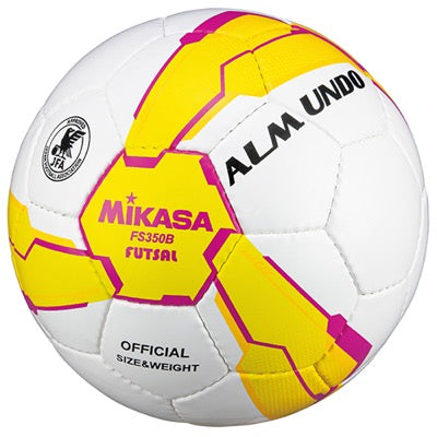 ﾌｯﾄｻﾙ3号手縫い検定球 黄ﾋﾟﾝｸ