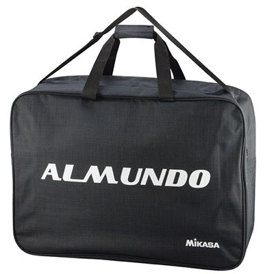 ｻｯｶｰﾎﾞｰﾙﾊﾞｯｸﾞ6個入 黒 ALMUNDOﾛｺﾞ入