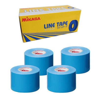 ﾗｲﾝﾃｰﾌﾟ ﾋﾞﾆｰﾙ ﾌﾞﾙｰ 50mm幅*25m*4巻