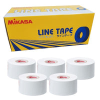 ﾗｲﾝﾃｰﾌﾟ ﾋﾞﾆｰﾙ ﾎﾜｲﾄ 40mm幅*25*6巻