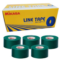 ﾗｲﾝﾃｰﾌﾟ ﾋﾞﾆｰﾙ ｸﾞﾘｰﾝ 40mm幅*25*6巻