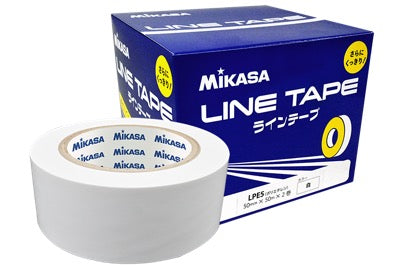 ﾗｲﾝﾃｰﾌﾟ ﾎﾟﾘｴﾁﾚﾝ ﾎﾜｲﾄ 50mm幅x50mx2巻