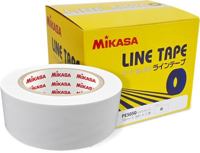 ﾗｲﾝﾃｰﾌﾟ ﾎﾟﾘｴﾁﾚﾝ ﾎﾜｲﾄ 50mm幅*50m*2巻