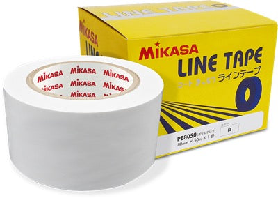 ﾗｲﾝﾃｰﾌﾟ ﾎﾟﾘｴﾁﾚﾝ ﾎﾜｲﾄ 80mm幅*50m*1巻